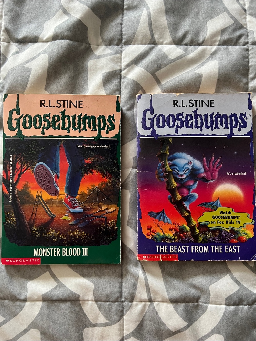 Goosebumps Paperback Book Bundle – Monster Blood III and The Beast From the East